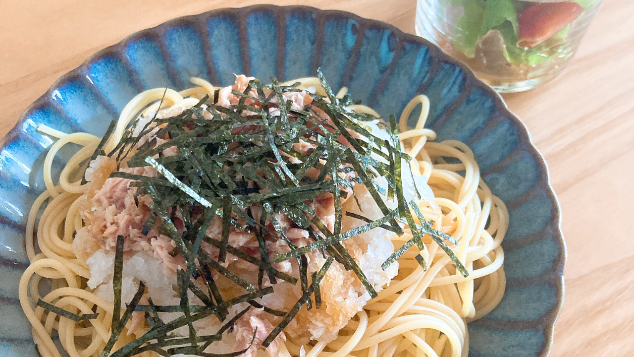 ツナと大根のパスタ